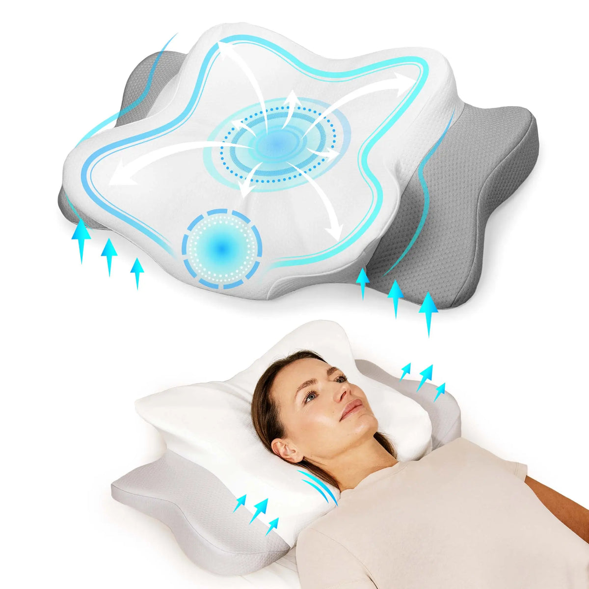 Perhospolvi | Ergonominen tyyny - KomfortKissen.de