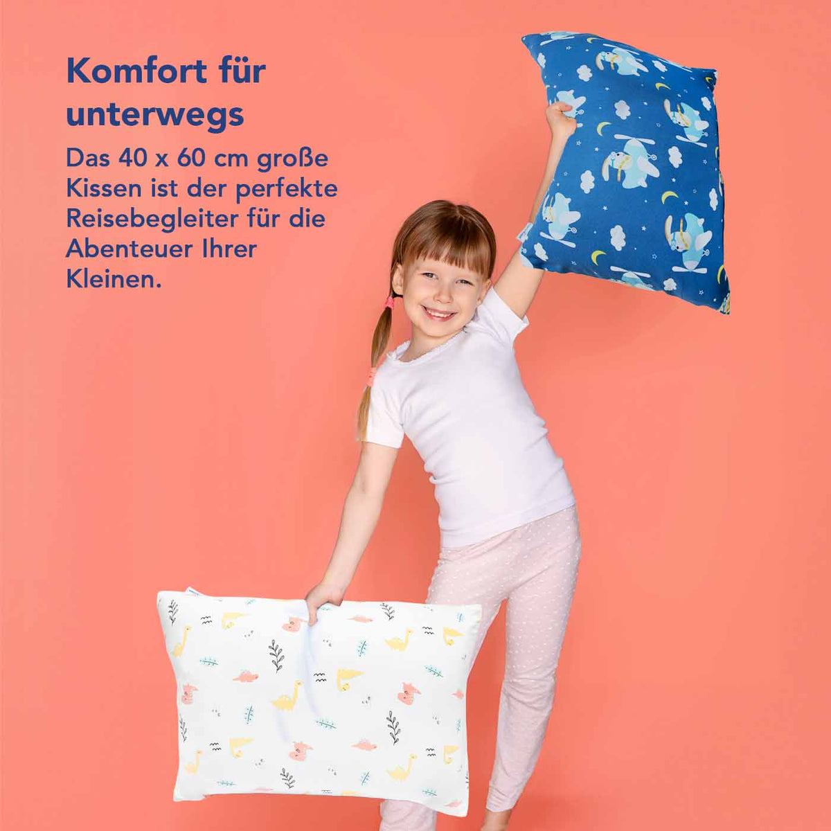 Kleinkinderkissen 40x60cm - KomfortKissen.de