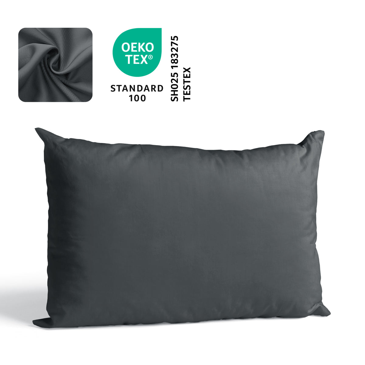 Tyynyliina, puuvilla – 70x50 ja 80x80 cm – OEKO-TEX-sertifioitu