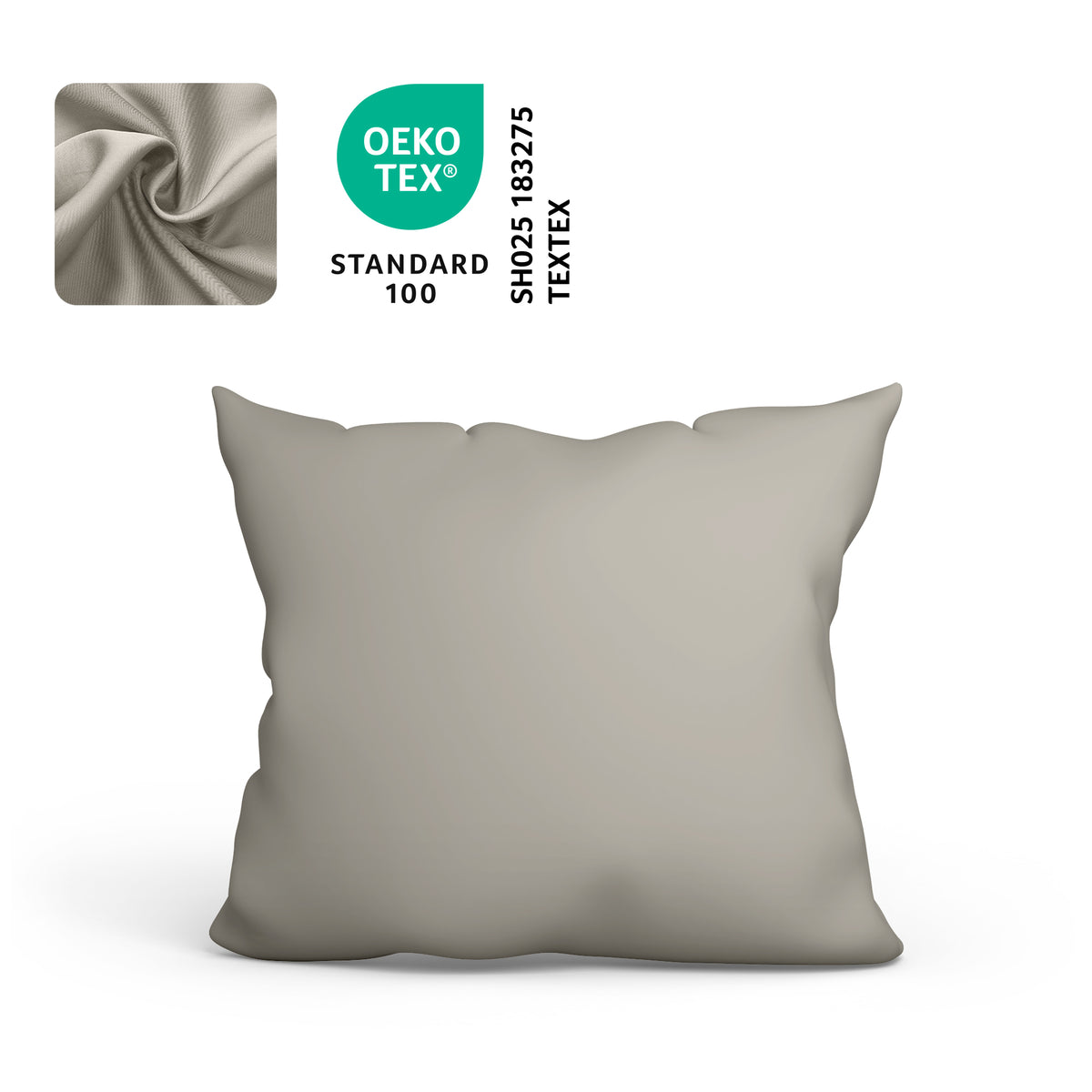 Tyynyliina, puuvilla – 70x50 ja 80x80 cm – OEKO-TEX-sertifioitu