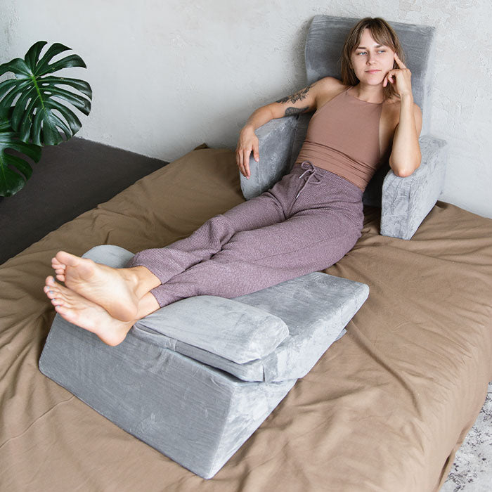 Ergonominen lepotyyny 3in1