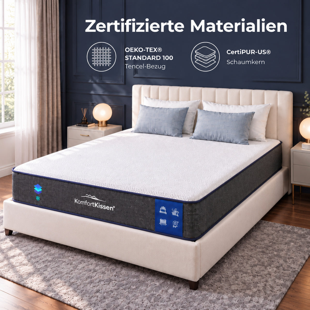 Premium-7-vyöhykkeen mukavuuspatja
