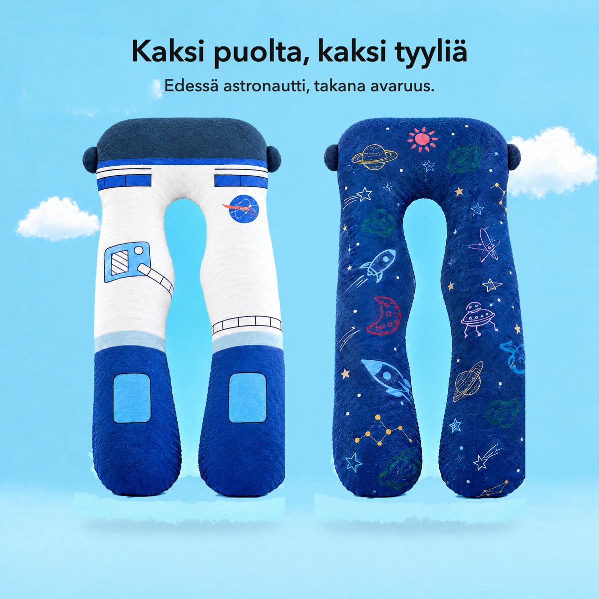 astronautti – Kaksi puolta, kaksi tyyliä